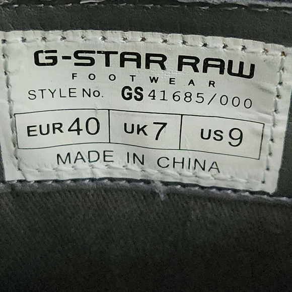 G-STAR RAW Moto Buckle Leather Boots uk7 us9 eur40 - Picture 13 of 15